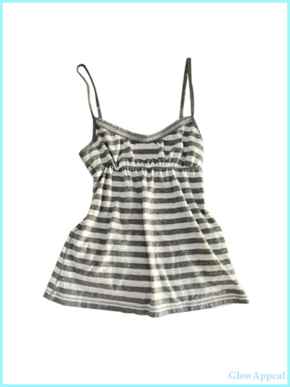 Y2K Spaghetti Strap Crop Top Grunge 2000s Vintage Camisole